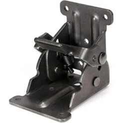 Supports Pliants Pour Pied De Table, Quincaillerie De Charnière Pliable, Extension Auto-verrouillable Support De Support D'étagère Pliable Pour Pied De Lit, étagère Murale, Gain De Place, Lot De 4 -Fispool Magasin 90318027 3