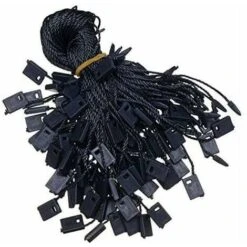 Lot De 1000 Attaches En Nylon Pour étiquettes, Vêtements, Bagages, Bijoux 18cm (Noir)