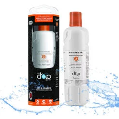 Lot De 2 Filtres (EDR2RXD1) Réfrigérateur, Filtre à Eau Du Réfrigérateur -Fispool Magasin 90592676 2