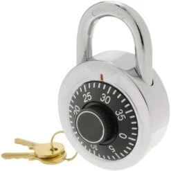 Cadenas à Combinaison Rotatif En Acier Avec Clé De 50 Mm