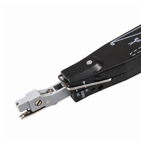 Liquidation totale Outil De Pose Outil D'Installation Pour Prises Réseau Panneau De Brassage Cablage Réseau Simple - Noir 6 Liquidation totale Outil De Pose Outil D'Installation Pour Prises Réseau Panneau De Brassage Cablage Réseau Simple - Noir – Image 4