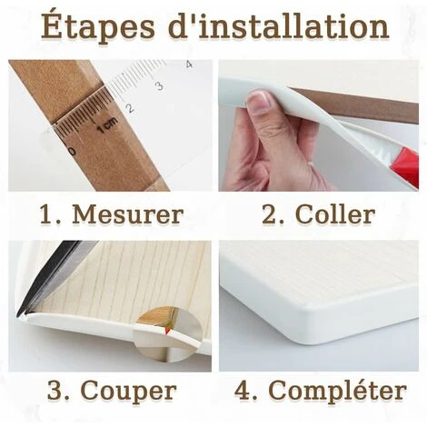 MINKUROW 2M Noir Forme De U 25MM Bande De Chant En Melamne Adhesive,Pas De Thermocollant Chêne Chant Plan De Travail Bande De Garniture,Caoutchouc Souple TPE Placage Bois Couvre Chant Pour Meubles 6 MINKUROW 2M Noir Forme De U 25MM Bande De Chant En Melamne Adhesive,Pas De Thermocollant Chêne Chant Plan De Travail Bande De Garniture,Caoutchouc Souple TPE Placage Bois Couvre Chant Pour Meubles – Image 4