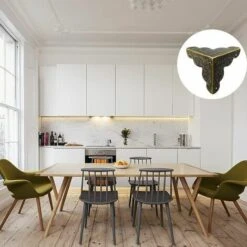 24 Pièces 25Mm Coins De Protection Coin En Bronze Antique Style Vintage Coins De Protection Des Bords Pour La Boîte Bois Vintage, Boîte À Bijoux, Boîte Cadeau, Petits Accessoires -Fispool Magasin 91499677 5