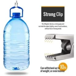 Lot De 25 Pinces à Rideaux En Métal Avec Crochets Pour Guirlandes Lumineuses, Pinces à Rideaux En Acier Inoxydable Argent Pour Photo -Fispool Magasin 91753556 4