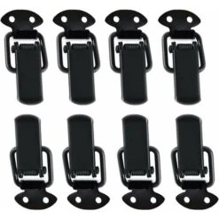 Moraillon Fermeture 8 Pcs Serrure Tension En Acier Inoxydable Serrure Caisse Verrouillage Du Levier Verrouillage Bascule Basculer La Fermeture Pour Coffret Boîte Tiroir Armoire Coffre Outils (201) Gro -Fispool Magasin 92502279 2