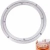 Plateau Tournant En Alliage D'aluminium, Plateau Tournant Robuste Lazy Susan, Plateau Tournant à Roulement Rotatif, Table De Salle à Manger Ronde, Plateau Pivotant Lisse, Matériel De 25,4 Cm,10 Mm D'é