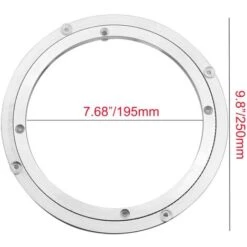 Plateau Tournant En Alliage D'aluminium, Plateau Tournant Robuste Lazy Susan, Plateau Tournant à Roulement Rotatif, Table De Salle à Manger Ronde, Plateau Pivotant Lisse, Matériel De 25,4 Cm,10 Mm D'é -Fispool Magasin 92679972 2