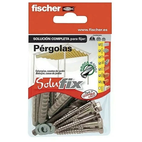 Kit Fixation Pergola 502679 Solufix Fischer - FISCHER 3 Kit Fixation Pergola 502679 Solufix Fischer - FISCHER