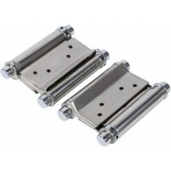 2 Pcs Charnières De Porte 3ih Charnieres De Double Action Ressort Charnières De Porte En Acier Inoxydable Pour Portes D'interieures Bar Cafe