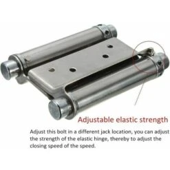 2 Pcs Charnières De Porte 3ih Charnieres De Double Action Ressort Charnières De Porte En Acier Inoxydable Pour Portes D'interieures Bar Cafe 10 2 Pcs Charnières De Porte 3ih Charnieres De Double Action Ressort Charnières De Porte En Acier Inoxydable Pour Portes D'interieures Bar Cafe -Fispool Magasin 93258770 4