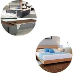 4 Pièces Pieds Réglables Meubles Jambes Cuisine Jambes Worktop Bar TV Bureau Table Jambes, Pieds Meubles Alliage D'Aluminium, Pour Canapé Table Armoires éTagèRes, Facile à Installer, Noir -Fispool Magasin 93340393 4