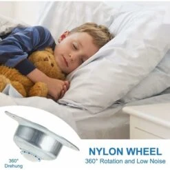 8 Pièces Roulettes à Billes, Transfert Roulettes De Meubles,Nylon Roulettes à Bille, Rouleaux à Billes En Nylon Et En Acier Inoxydable, Rotation à 360 Degrés, Pour Meubles, Etagères, Vitrines -Fispool Magasin 93429902 3