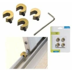 Protecteur Oryx Portes/Fenêtres Coulissantes (Blister 4 Pièces)