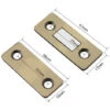 ELLE Aimant Porte Placard 4 Pièces Loquet Magnetique Très Mince Loquets Magnétiques à Coller Aimant Fermeture Adhésif Meuble Aimant Puissant Pour Porte Coulissante Tiroirs Fenêtre Aimanté Armoire，bronze V