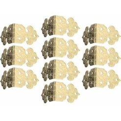 10pcs Protection D'armoire D'angle, Protection D'angle De Meubles Exquis Pour Bureau Pour Ménage Pour Boîte Pour Bureau Pour Table(Or)