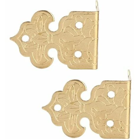 10pcs Protection D'armoire D'angle, Protection D'angle De Meubles Exquis Pour Bureau Pour Ménage Pour Boîte Pour Bureau Pour Table(Or) 4 10pcs Protection D'armoire D'angle, Protection D'angle De Meubles Exquis Pour Bureau Pour Ménage Pour Boîte Pour Bureau Pour Table(Or) – Image 2