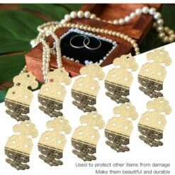 10pcs Protection D'armoire D'angle, Protection D'angle De Meubles Exquis Pour Bureau Pour Ménage Pour Boîte Pour Bureau Pour Table(Or) 9 10pcs Protection D'armoire D'angle, Protection D'angle De Meubles Exquis Pour Bureau Pour Ménage Pour Boîte Pour Bureau Pour Table(Or) -Fispool Magasin 95323281 3