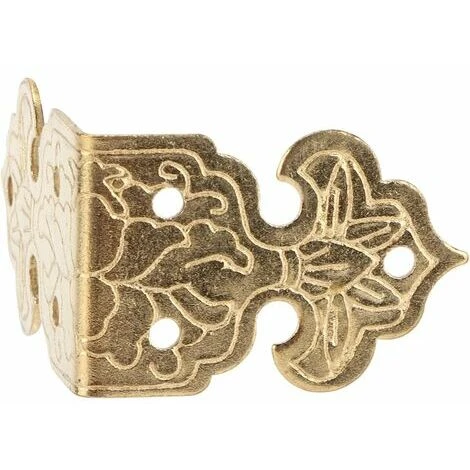 10pcs Protection D'armoire D'angle, Protection D'angle De Meubles Exquis Pour Bureau Pour Ménage Pour Boîte Pour Bureau Pour Table(Or) 7 10pcs Protection D'armoire D'angle, Protection D'angle De Meubles Exquis Pour Bureau Pour Ménage Pour Boîte Pour Bureau Pour Table(Or) – Image 5