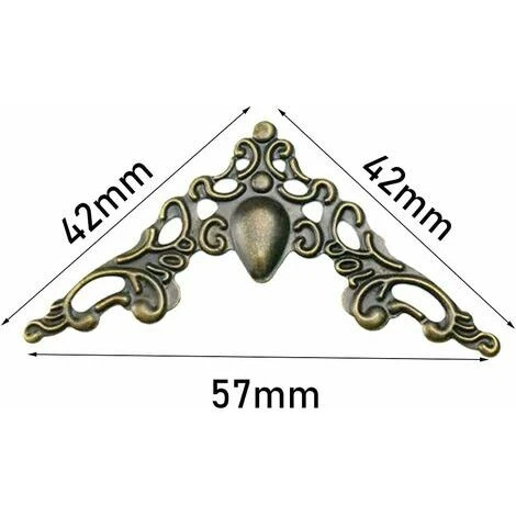 Coin Bord Protecteur 30 Pièces Coin Décoratif Protection Couverture Coin Bord Protecteur Pied D’Angle Livre Decoration Protection Meuble Pour Bordure De Boîte En Bois Boîte à Bijoux 4 Coin Bord Protecteur 30 Pièces Coin Décoratif Protection Couverture Coin Bord Protecteur Pied D’Angle Livre Decoration Protection Meuble Pour Bordure De Boîte En Bois Boîte à Bijoux – Image 2