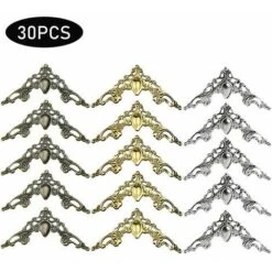 Coin Bord Protecteur 30 Pièces Coin Décoratif Protection Couverture Coin Bord Protecteur Pied D’Angle Livre Decoration Protection Meuble Pour Bordure De Boîte En Bois Boîte à Bijoux 9 Coin Bord Protecteur 30 Pièces Coin Décoratif Protection Couverture Coin Bord Protecteur Pied D’Angle Livre Decoration Protection Meuble Pour Bordure De Boîte En Bois Boîte à Bijoux -Fispool Magasin 95323297 3