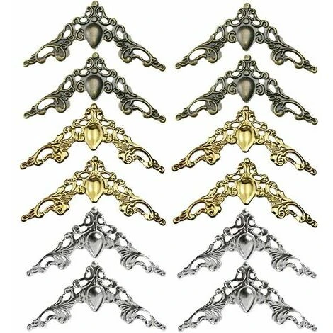 Coin Bord Protecteur 30 Pièces Coin Décoratif Protection Couverture Coin Bord Protecteur Pied D’Angle Livre Decoration Protection Meuble Pour Bordure De Boîte En Bois Boîte à Bijoux 6 Coin Bord Protecteur 30 Pièces Coin Décoratif Protection Couverture Coin Bord Protecteur Pied D’Angle Livre Decoration Protection Meuble Pour Bordure De Boîte En Bois Boîte à Bijoux – Image 4