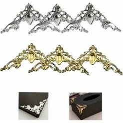 Coin Bord Protecteur 30 Pièces Coin Décoratif Protection Couverture Coin Bord Protecteur Pied D’Angle Livre Decoration Protection Meuble Pour Bordure De Boîte En Bois Boîte à Bijoux 11 Coin Bord Protecteur 30 Pièces Coin Décoratif Protection Couverture Coin Bord Protecteur Pied D’Angle Livre Decoration Protection Meuble Pour Bordure De Boîte En Bois Boîte à Bijoux -Fispool Magasin 95323297 5
