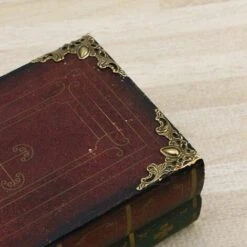 Photo Album Coin Décoratif Protecteur Couverture Vintage En Métal Livre Coin Protecteur 24 Pièces (Antique) -Fispool Magasin 95323361 5
