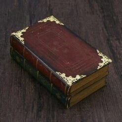 Photo Album Coin Décoratif Protecteur Couverture Vintage En Métal Livre Coin Protecteur 24 Pièces (Or) -Fispool Magasin 95323400 4