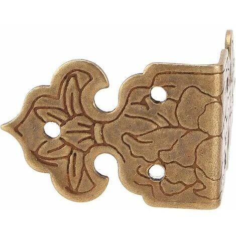 10pcs Protection D'armoire D'angle, Protection D'angle De Meubles Exquis Pour Bureau Pour Ménage Pour Boîte Pour Bureau Pour Table(Bronze) 4 10pcs Protection D'armoire D'angle, Protection D'angle De Meubles Exquis Pour Bureau Pour Ménage Pour Boîte Pour Bureau Pour Table(Bronze) – Image 2