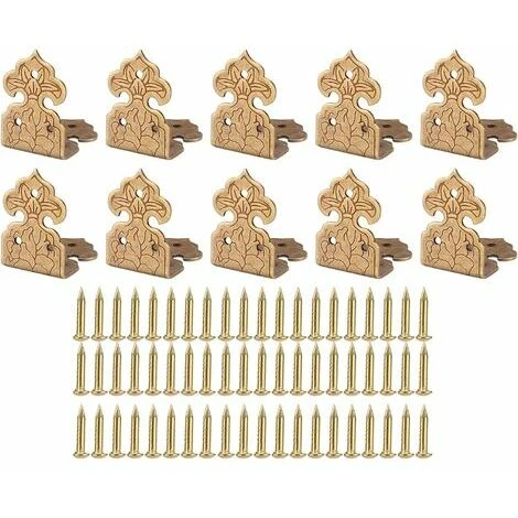 10pcs Protection D'armoire D'angle, Protection D'angle De Meubles Exquis Pour Bureau Pour Ménage Pour Boîte Pour Bureau Pour Table(Bronze) 7 10pcs Protection D'armoire D'angle, Protection D'angle De Meubles Exquis Pour Bureau Pour Ménage Pour Boîte Pour Bureau Pour Table(Bronze) – Image 5