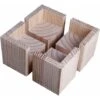 Lot De 4 élévateurs De Meubles Rehausseurs De Meubles En Bois, Lit De Bureau Riser Meubles Pieds De Levage Pieds Jusqu'à Pour Table De Bureau Lit(Size:5x5x5cm)