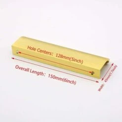 Lot De 10 Poignée Profil Cuisine Poignee De Meuble Cuisine Poignee Doree Poignee Invisible - LS7027GD128 Poignée Profil Aluminium Poignée Laiton Poignée 128mm -Fispool Magasin 95442670 3