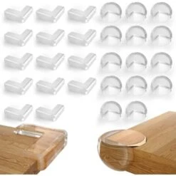 Coin De Table Protection Bébé, 28 Pièces Protections D'angles Et Rebords Protection Coin De Table Protection Angle Bébés Avec Une Super Colle Améliorée Pour Tables Et Coins De Meubles