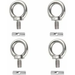 Pièces Butées De Rail D'auvent Multifonctions En Acier Inoxydable Bouchons De Rail D'auvent Boulons à œil De Levage Pour Caravane Camping-car Camping-car Tente De Camping