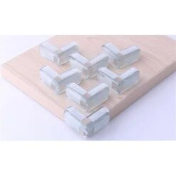 LITZEE 　Lot De 12 Protections D'angle Transparentes En Forme De L Pour Bébé - Protection Contre Les Chocs - Protection D'angle Contre Les Blessures - Anti-collision -Fispool Magasin 95631673 5