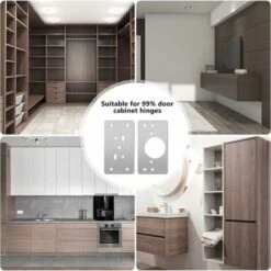 Plaque De Réparation De Charnière D'armoire Avec Trou, 8 Pièces Supports De Réparation Plaques Installation Facile Avec 48 Vis, Kit De Réparation De Charnière Pour Bois, Meubles, Étagères,GU.B/bon,Dol 11 Plaque De Réparation De Charnière D'armoire Avec Trou, 8 Pièces Supports De Réparation Plaques Installation Facile Avec 48 Vis, Kit De Réparation De Charnière Pour Bois, Meubles, Étagères,GU.B/bon,Dol -Fispool Magasin 95952324 5