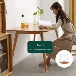 24 Pièces Bouchon Pied De Chaise,Tour Couvre Pied De Chaise En Silicone Protège Pied De Chaise Pour Cols En Bois Dur Et Carrelage H147 -Fispool Magasin 95979731 5