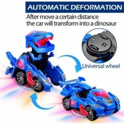 Discount Transforming Dinosaur Car Toys Avec LED Light Music Automatic Deformation Dino Race Car Toys For Kids Boy Girls Toddlers 3 Year Old And Up Birthday Holiday Toy Gifts 9 Discount Transforming Dinosaur Car Toys Avec LED Light Music Automatic Deformation Dino Race Car Toys For Kids Boy Girls Toddlers 3 Year Old And Up Birthday Holiday Toy Gifts -Fispool Magasin 96098756 3