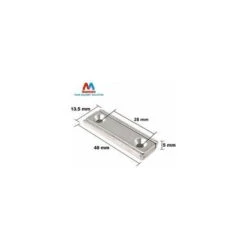 Aimants Rectangulaires 20 KG Force 40 X 13,5 X 5 Mm, Avec Chambrage Et Couvercle, Aimants En Pot Domestiques Et Industriels, -Fispool Magasin 96151470 3