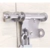 Verrou De Meuble　Verrou De Porte à Boulon Coulissant, Verrou En Acier Inoxydable Verrou De Verrouillage De La Porte, Boulon Avec Trou Pour Cadenas, Fermoir De Sécurité à Attache De La Tête -Fispool Magasin 96338176 1