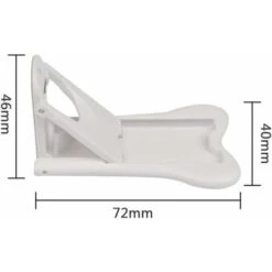 2 Pcs Bloque Porte Coulissante, Verrouillage De Sécurité Pour Bébé Bloque-fenêtre Placard Serrures Sécurité, Bloque Fenetre Enfant Sans Percage -Fispool Magasin 96340134 3