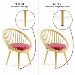 Lot De 22 Pieds De Nivellement Réglables Pour Meubles - M8 X 23 X 27 Mm - Vis Pour Pieds De Chaise，Starlight -Fispool Magasin 96954604 4