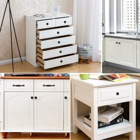 10PCS Noir Tiroir De Porte Poignée, 30mm Bouton De Meubles, Unique Trou Rond Boutons De Tiroir, Boutons De Porte, Poignées De Meuble Pour Placard Armoire Cuisine, Chambre D'enfant 5 10PCS Noir Tiroir De Porte Poignée, 30mm Bouton De Meubles, Unique Trou Rond Boutons De Tiroir, Boutons De Porte, Poignées De Meuble Pour Placard Armoire Cuisine, Chambre D'enfant – Image 3