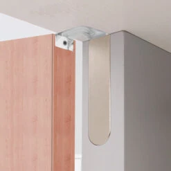 110 Degré Complètement Recouvrante Charnieres Avec Amortisseur Intégré Mécanisme De Fermeture Automatique Charnière Pour Armoires De Porte Cuisine Lot De 2 -Fispool Magasin 97245105 3