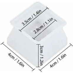 Embouts De Chaise En Silicone Carrés, 32PCS Tables Chaises Pieds Coussinets Casquettes Casquettes De Chaise Protège-jambes De Chaise, Empêche Les Rayures Et Le Bruit Pour La Protection Du Sol, Pour Pi -Fispool Magasin 97732547 4