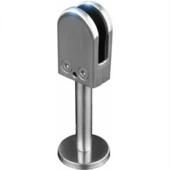 Support De Fixation En U En Acier Inoxydable 304 Pour Panneaux En Verre Sans Cadre（100mm Rod）