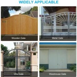 Roulette De Porte à Ressort 3 Pouces Roue De Porte En Caoutchouc Robuste 220lbs Avec Dispositif D'arrêt à Ressort -Fispool Magasin 97848849 4