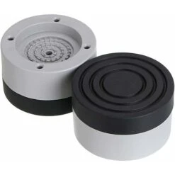 LECHUANG 4Pcs Patins Anti Vibration Tampon Anti-vibration Lave Linge Universel Pieds Stabilisateur Piédestal Pour Lave-Linge Réfrigérateur -Fispool Magasin 98443048 4