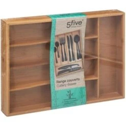 Range-couverts 5 Compartiments Bambou - 5 Five Simply Smart -Fispool Magasin 98558395 3