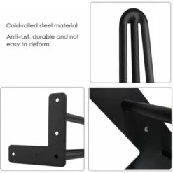 4pcs 25cm Pieds De Table En épingle à Cheveux Pieds De Meubles Bricolage Avec Protège Pieds Et Vis -Fispool Magasin 99373504 4